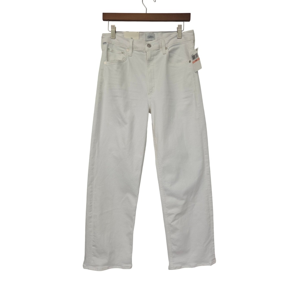 Citizens of Humanity Palma Straight Leg Jeans Womens 28 White NWT $228